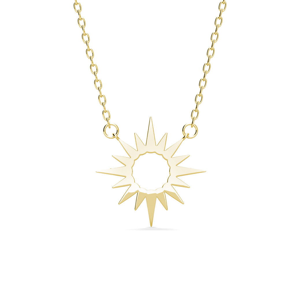 Evie 18k White Gold Plated Necklace with Swarovski Crystals