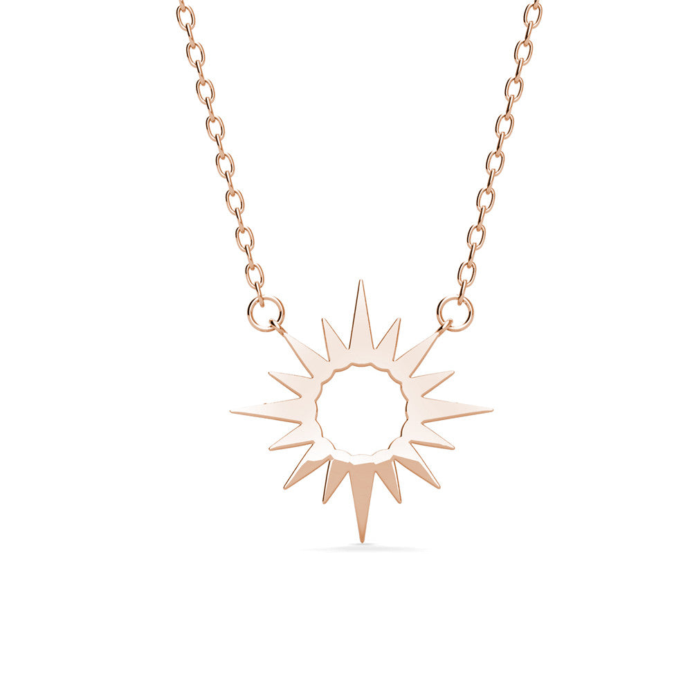Evie 18k White Gold Plated Necklace with Swarovski Crystals