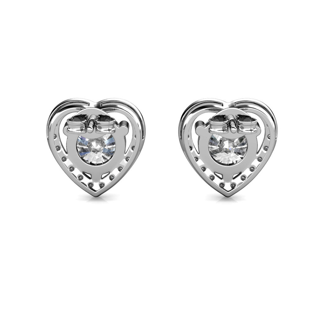 Moissanite by Cate & Chloe Briana 18k Gold Plated 925 Sterling Silver Stud Earrings 1.21tcw