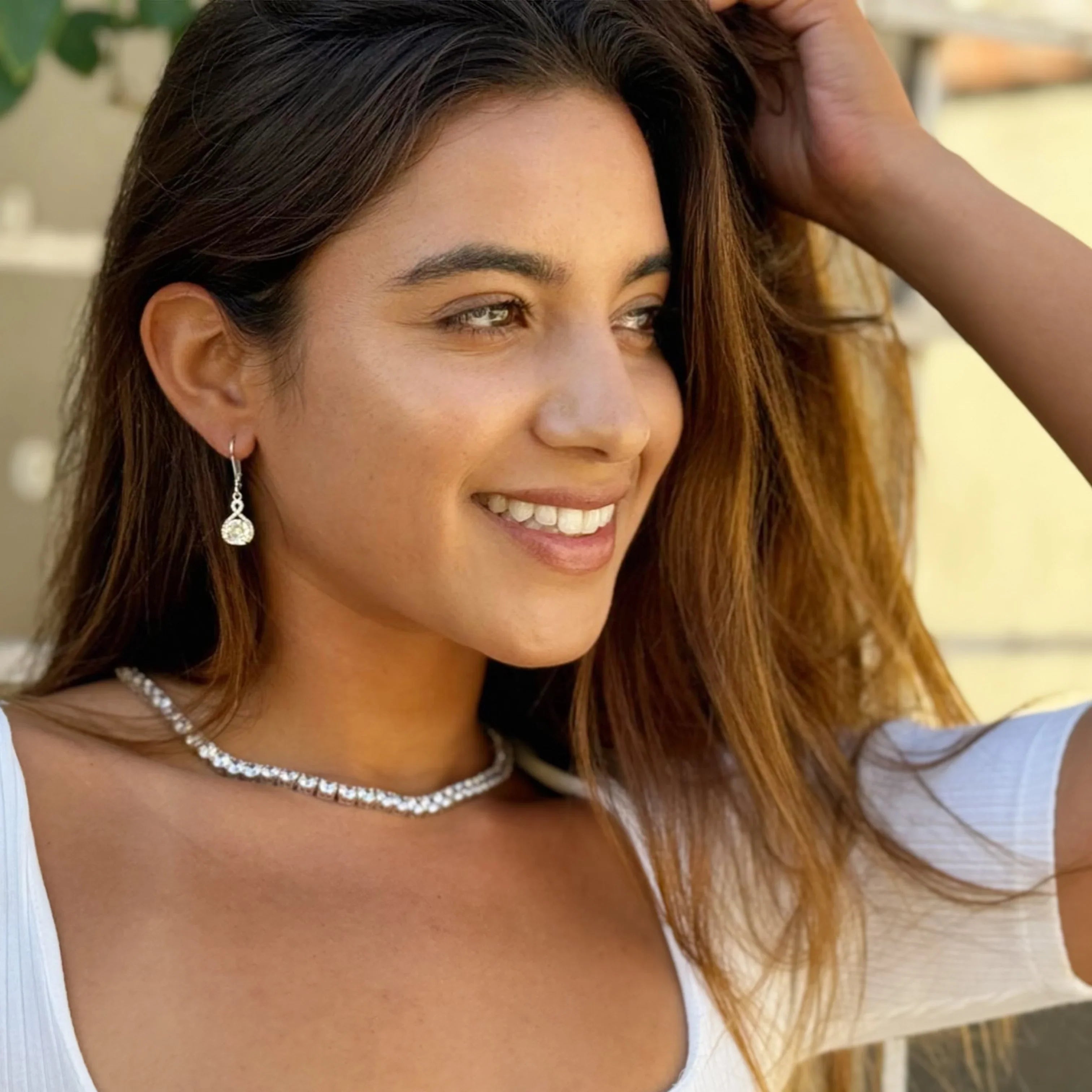 how to layer a paperclip necklace