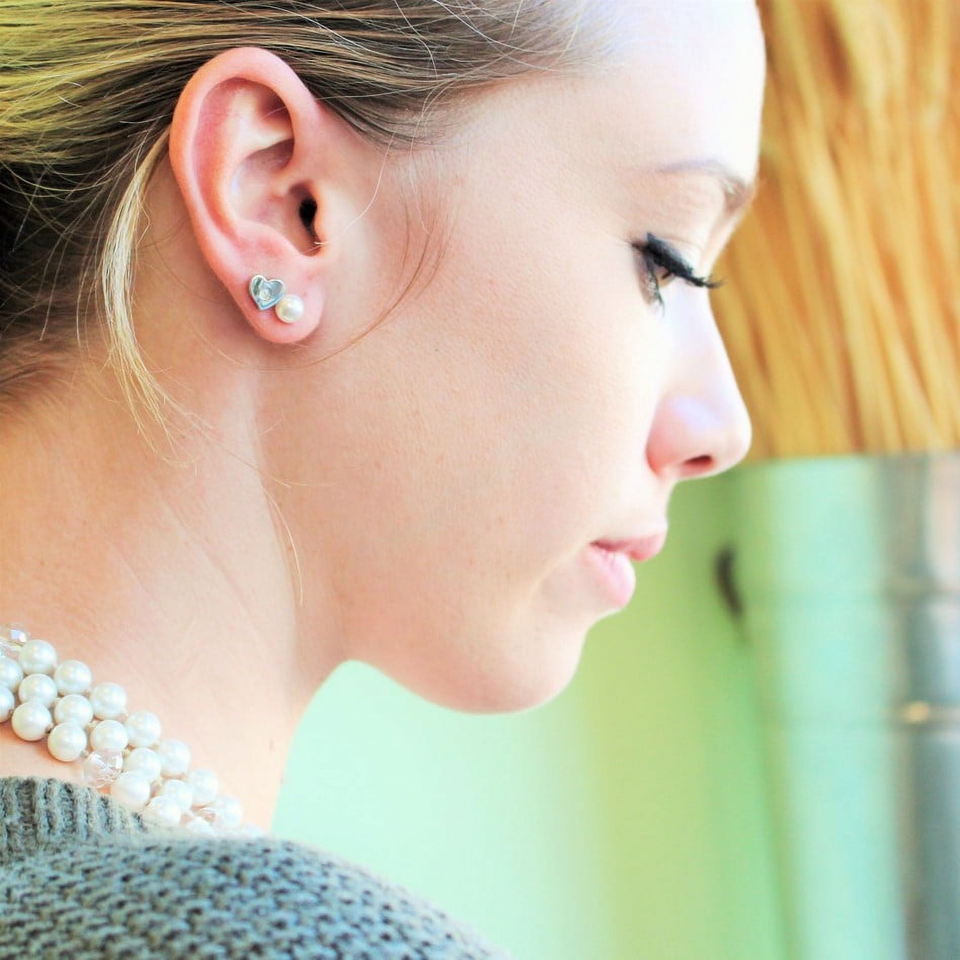 Cheyanne, Vivienne, Sasha 18k White Gold Plated Earring Stacking Set