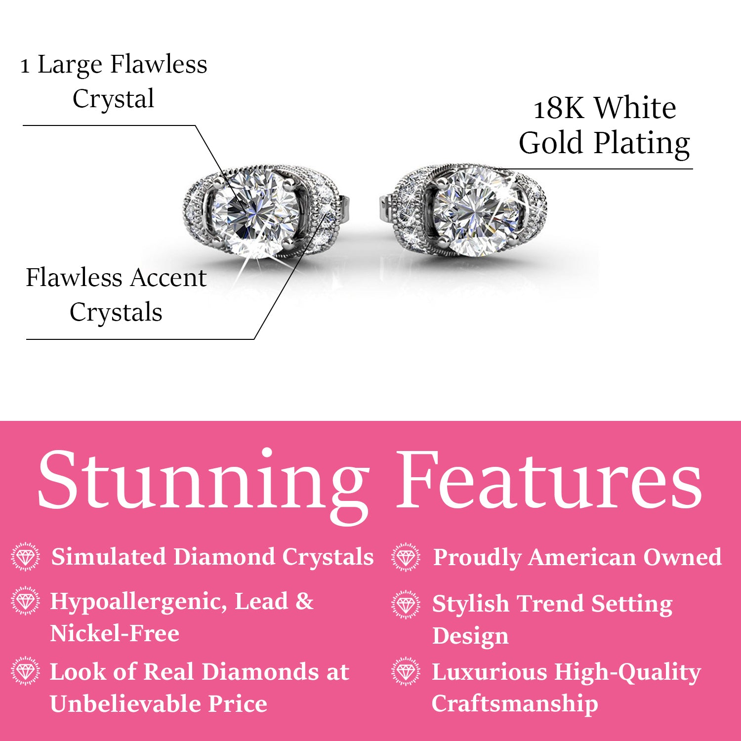 Rose Gold Plated Party Wear Diamond Earrings | Rose gold plates, Diamond  chandelier earrings, Faux diamonds