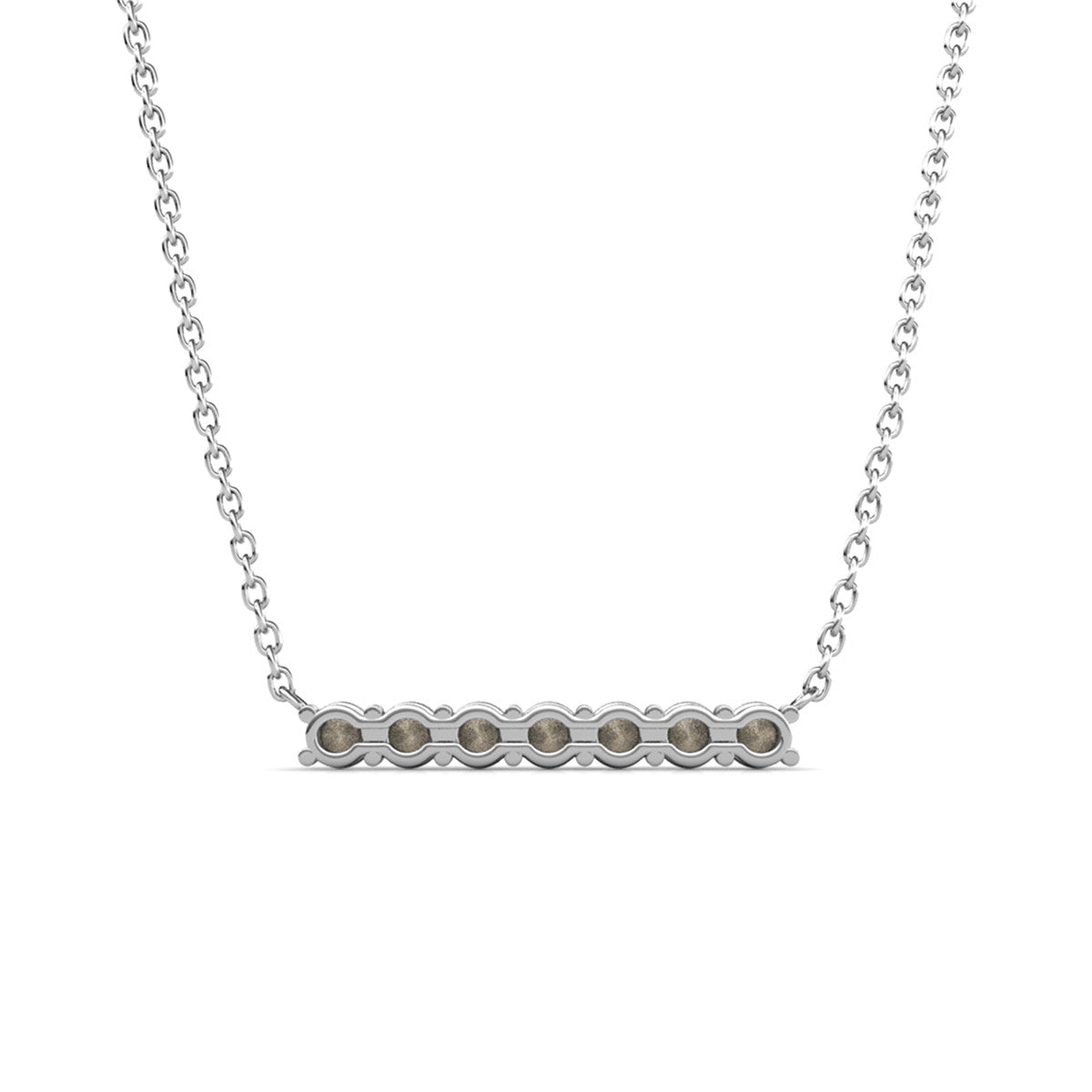 Lynn 18k White Gold Plated Necklace with Swarovski Crystals