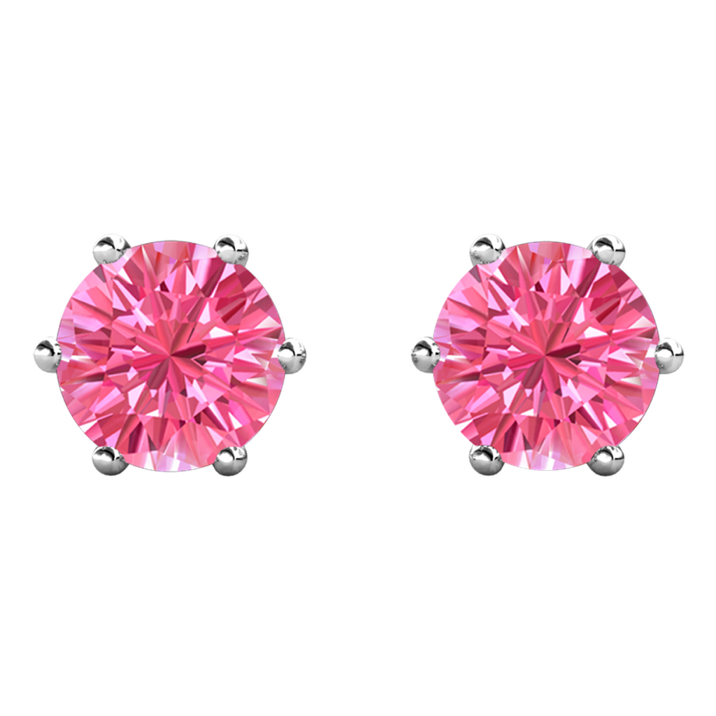 ★　スワロフスキー　ピンク系10セット1000粒＝10000粒ss5～12 Best October Birthstone Pink Tourmaline Earrings | 18k White Gold