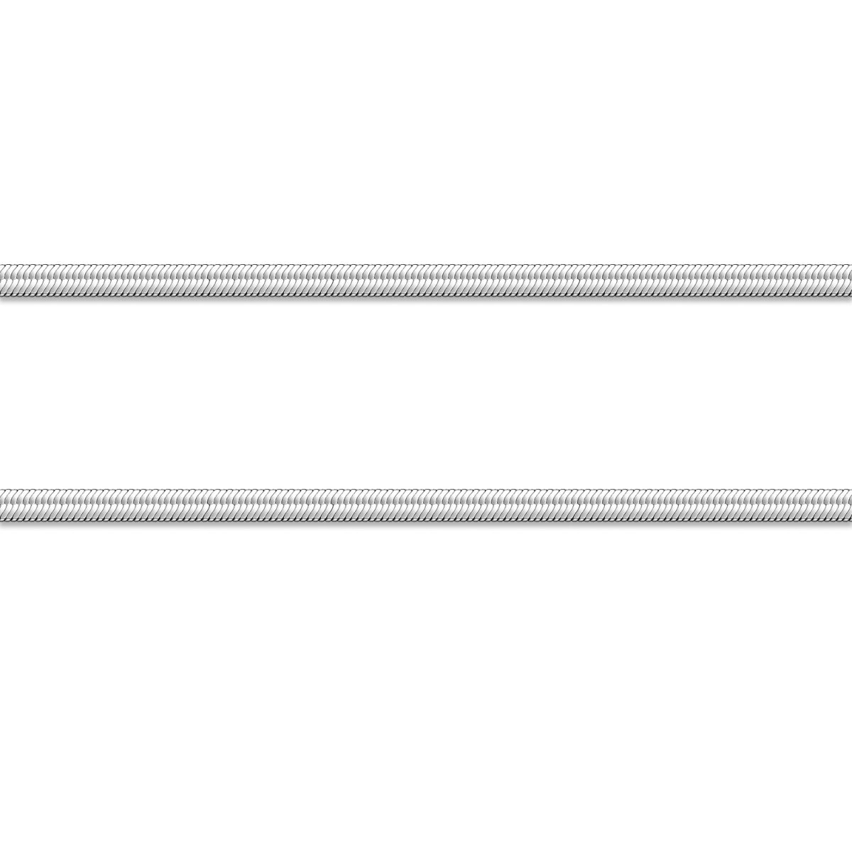Delayne 18k White Gold Plated Stacking Necklace Chain