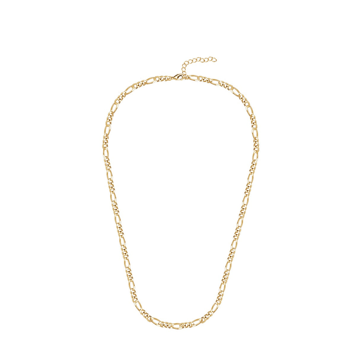 Lainey 18k White Gold Plated Stacking Necklace Chain