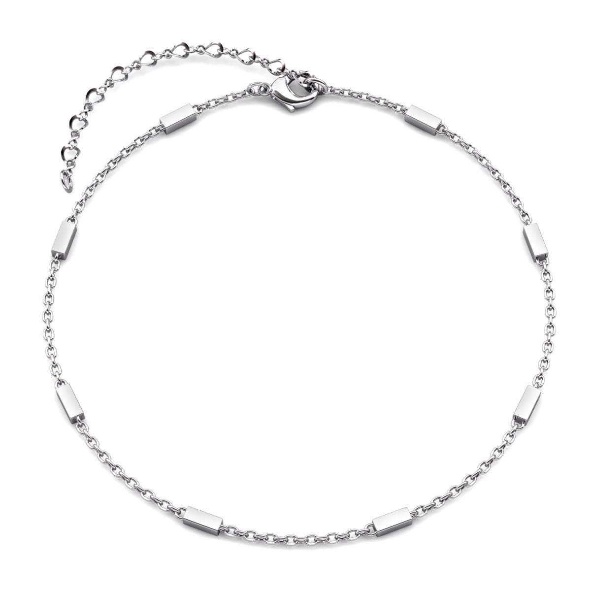 Marlee 18k White Gold Plated Stacking Bracelet Chain