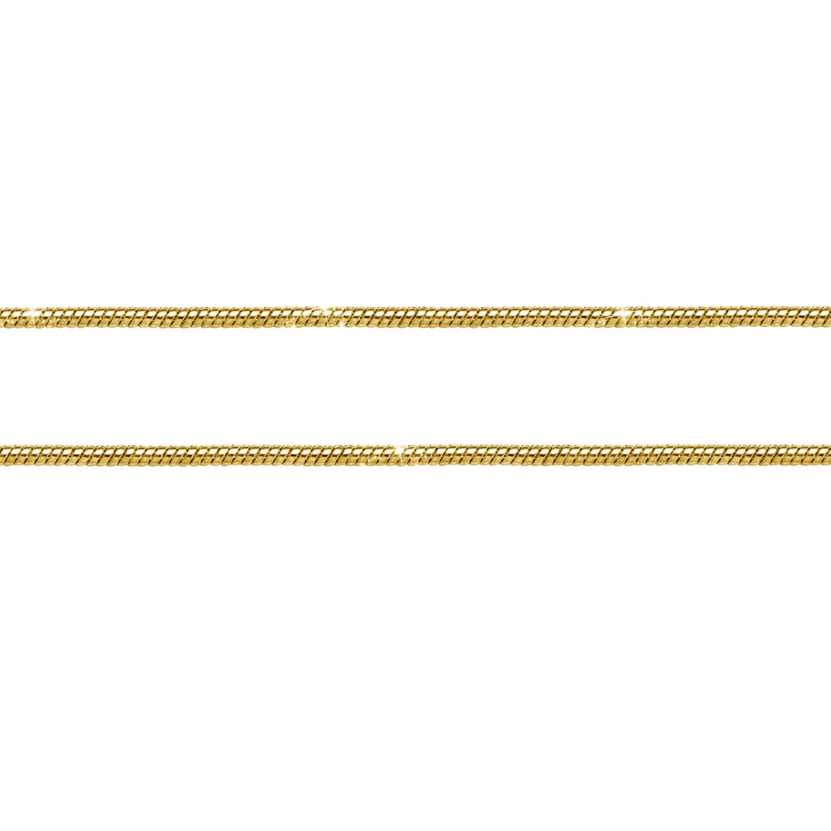 Peyton 18k White Gold Plated Stacking Necklace Chain