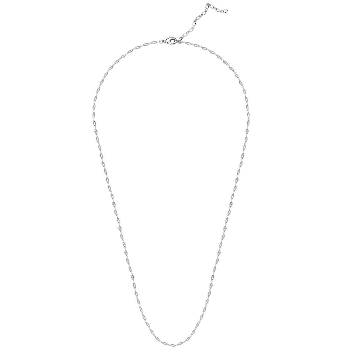Raegan 18k White Gold Plated Stacking Necklace Chain