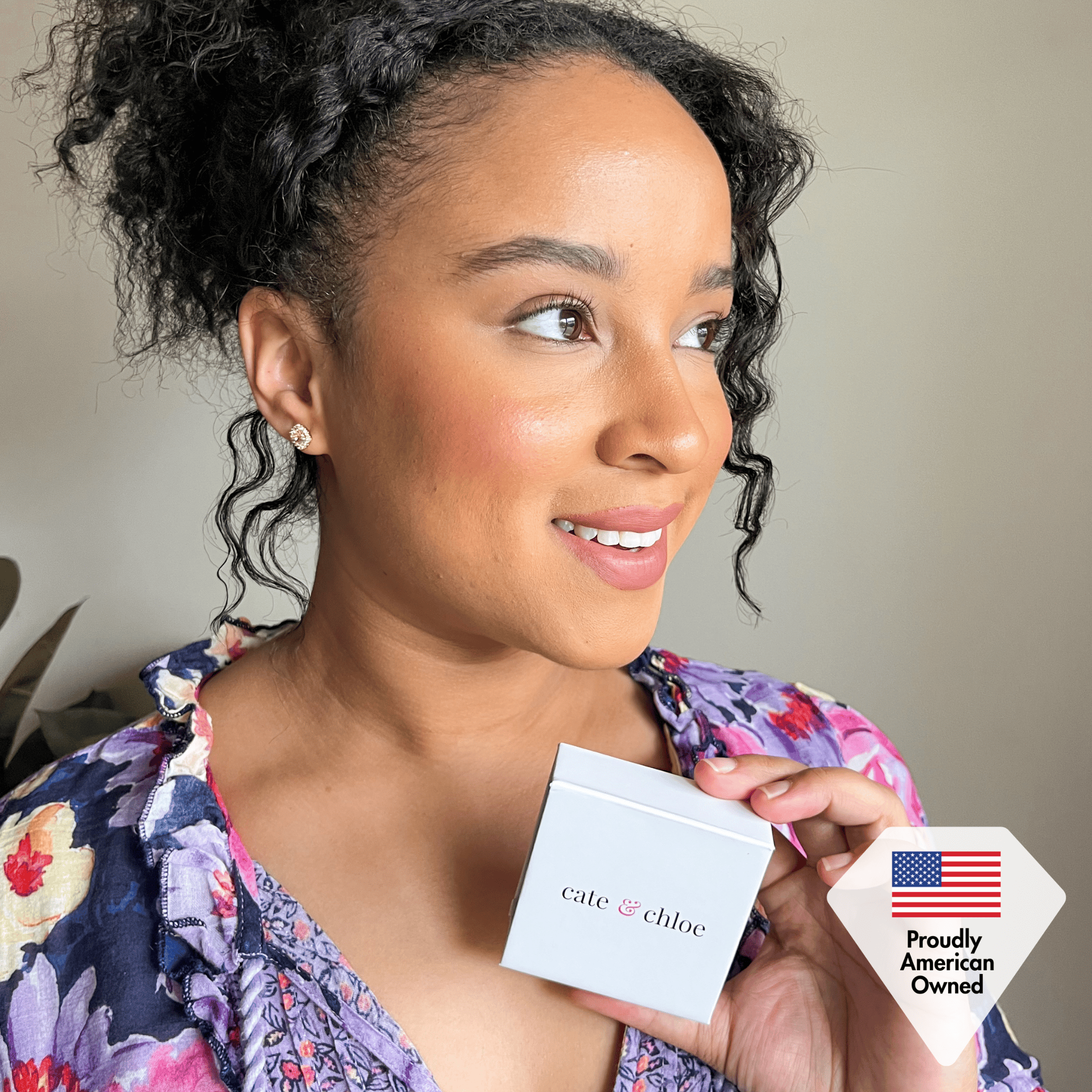 Bianca, Ruth, Nelly 18k White Gold Plated Earrings with Swarovski Crystals (3 Pair Set)