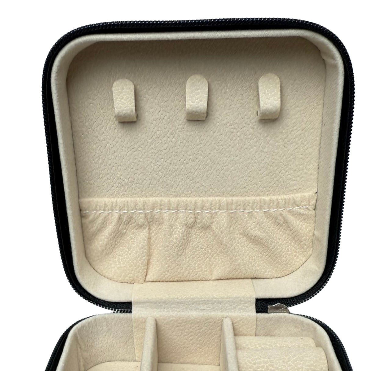 Jewelry Travel Case, Black Mini Jewelry Box Organizer for Women