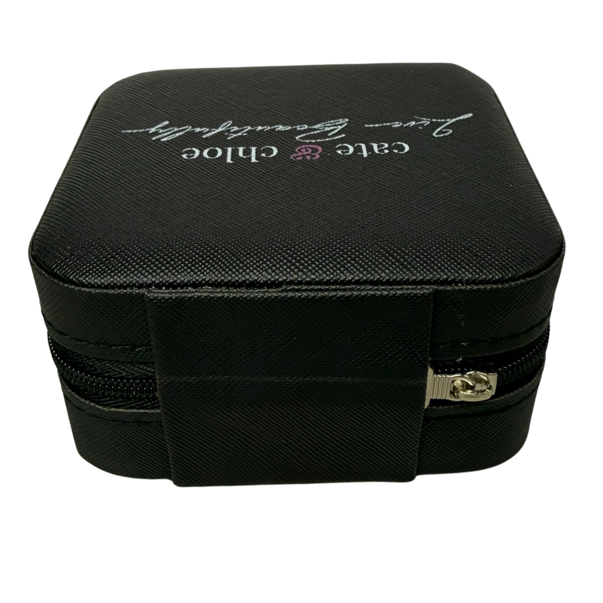 Jewelry Travel Case, Black Mini Jewelry Box Organizer for Women