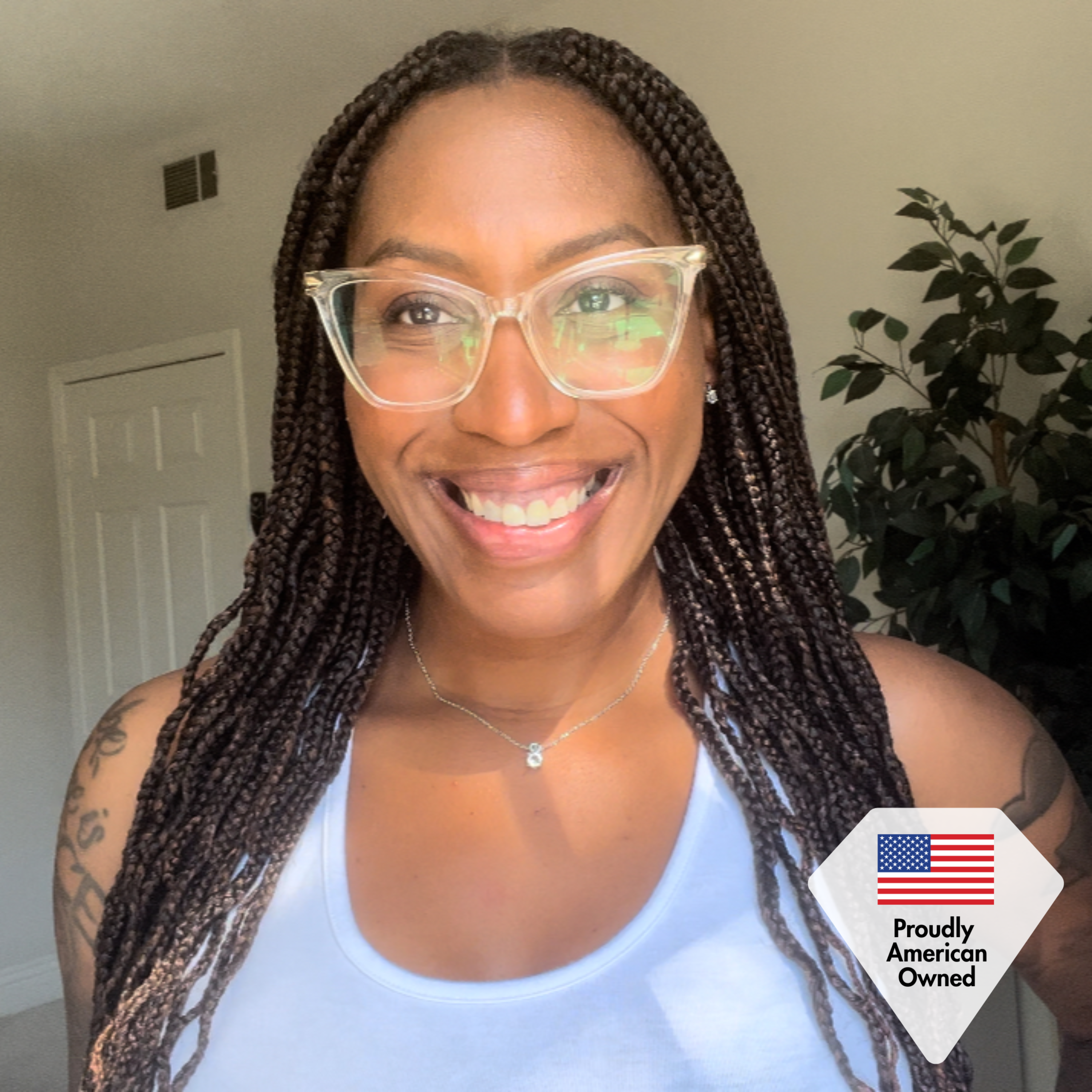 Marian“激情”18k 白金镀施华洛世奇吊坠项链