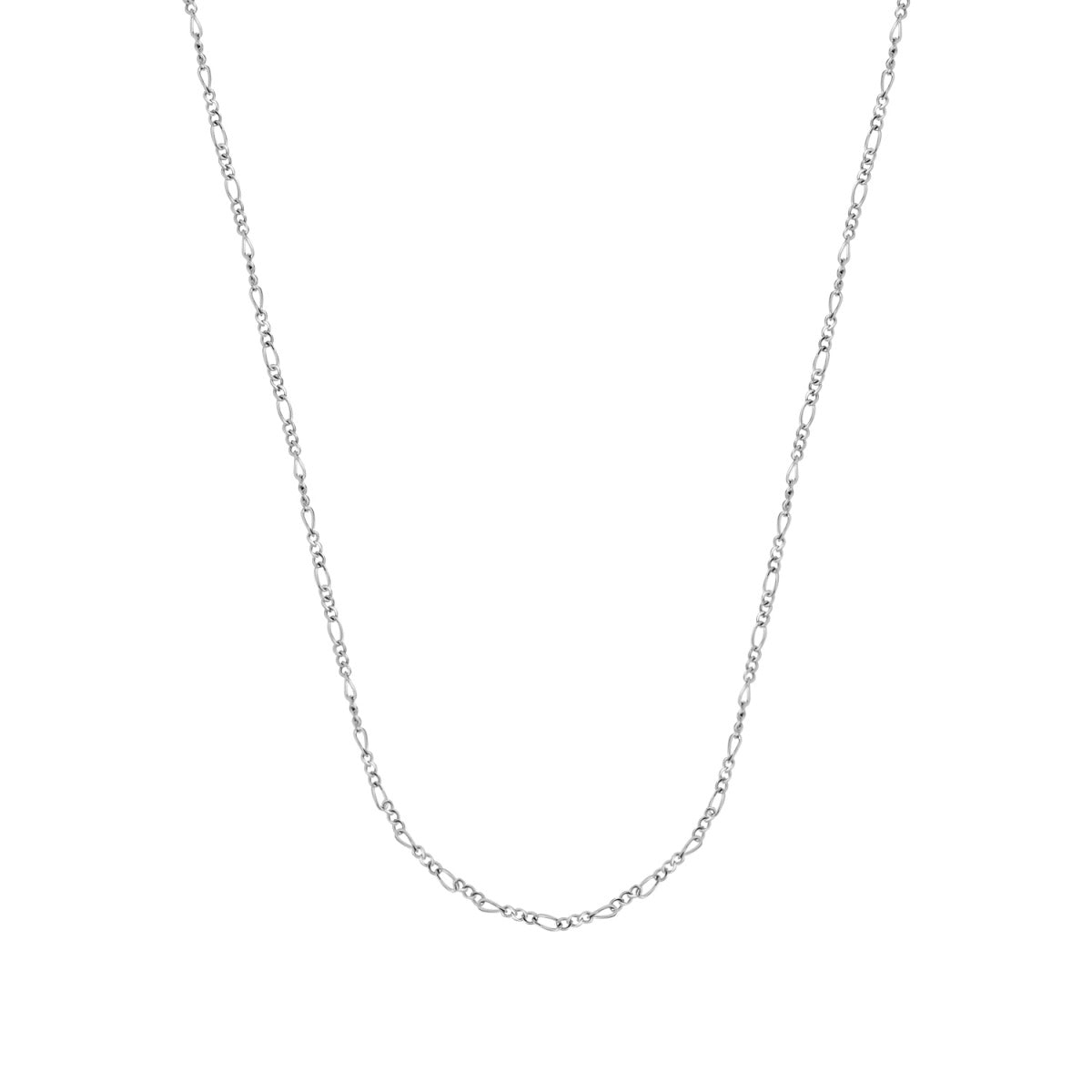 Victoria 18k White Gold Plated Stacking Necklace Chain