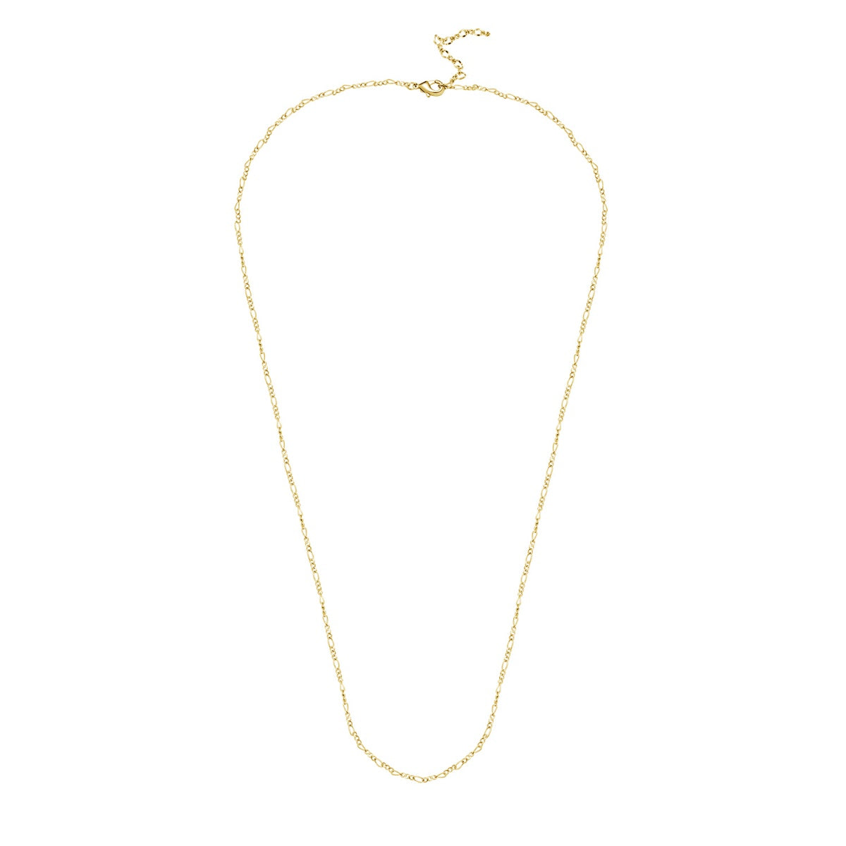 Victoria 18k White Gold Plated Stacking Necklace Chain