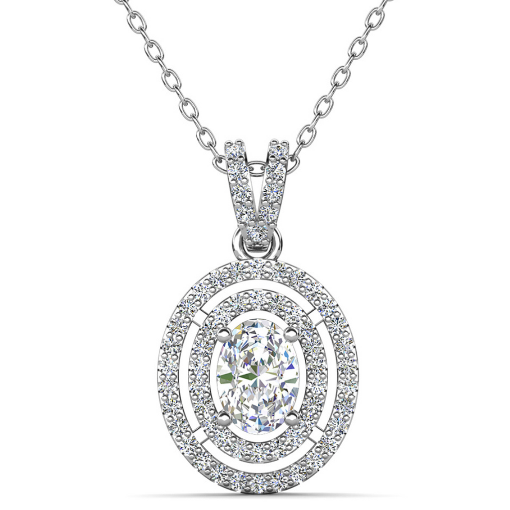 Cate & Chloe Jewelry | Zelda 18k White Gold Plated CZ Cate & Chloe Jewelry | Zelda 18k White Gold Plated CZ