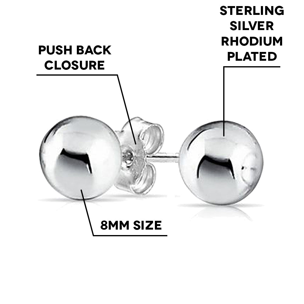 Silver earrings plain ring types earings
