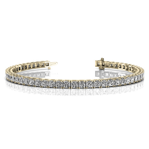 18K White Gold Plated CZ Tennis Bracelet
