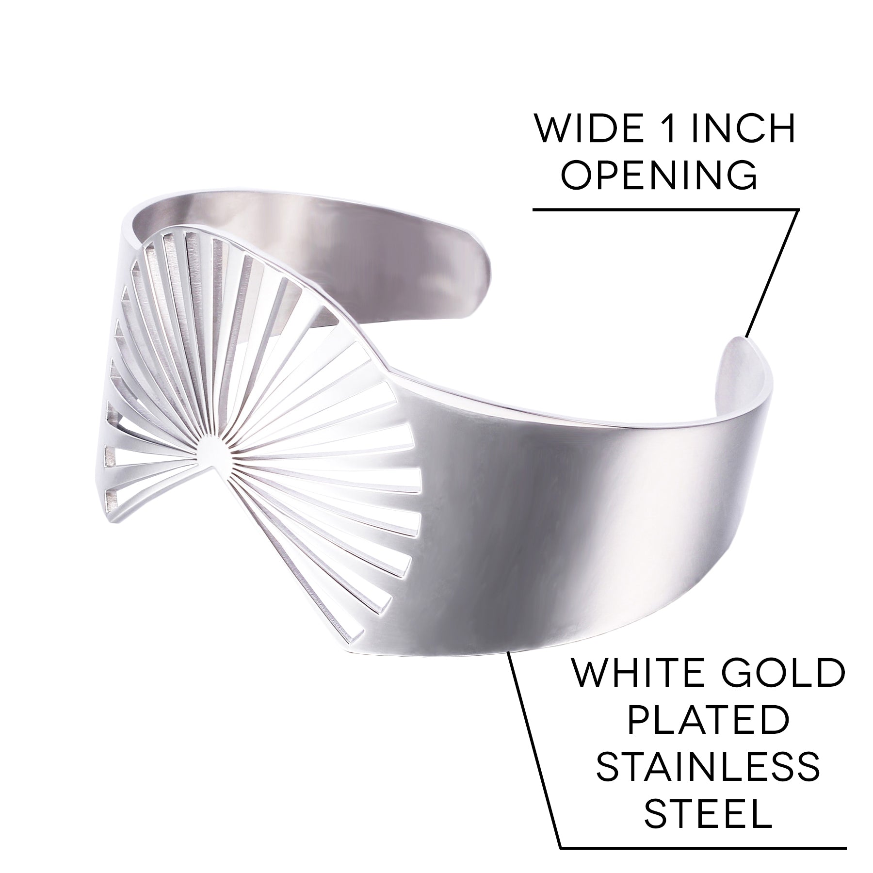 Taylor “Charisma”18k 白金镀金不锈钢耳环、手链和项链套装