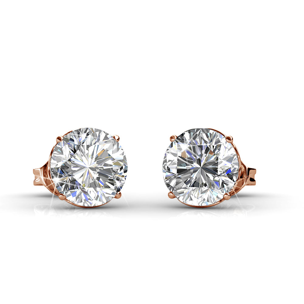 Orecchini A Cuore In Zirconia Cubica Placcati Oro Bianco 18k – SdinaFashion - Foto 3
