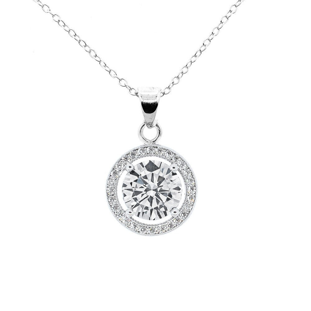 Earrings, Jewelry, Necklace, Set - Ariel & Blake 18k White Gold Plated Earrings And Necklace Set