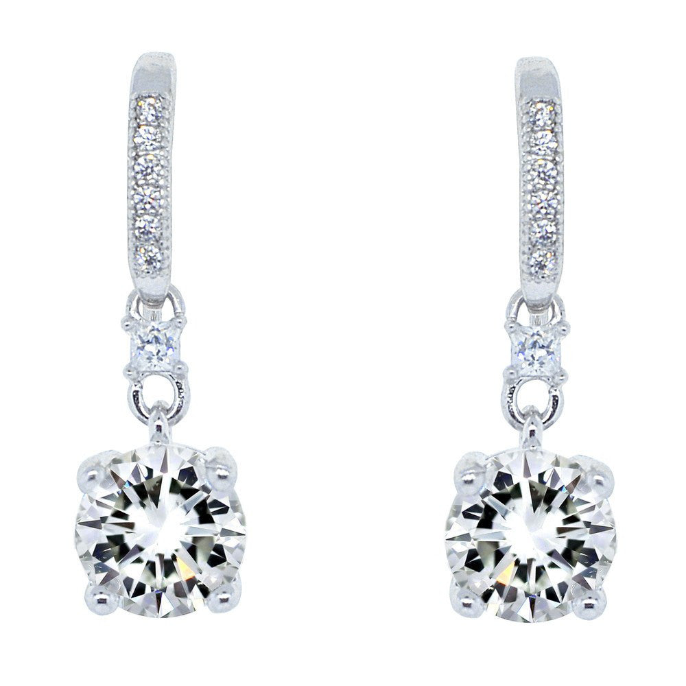 Jewelry, Earrings, Drop Earrings - Valerie "Pride" 18k White Gold Plated Earrings