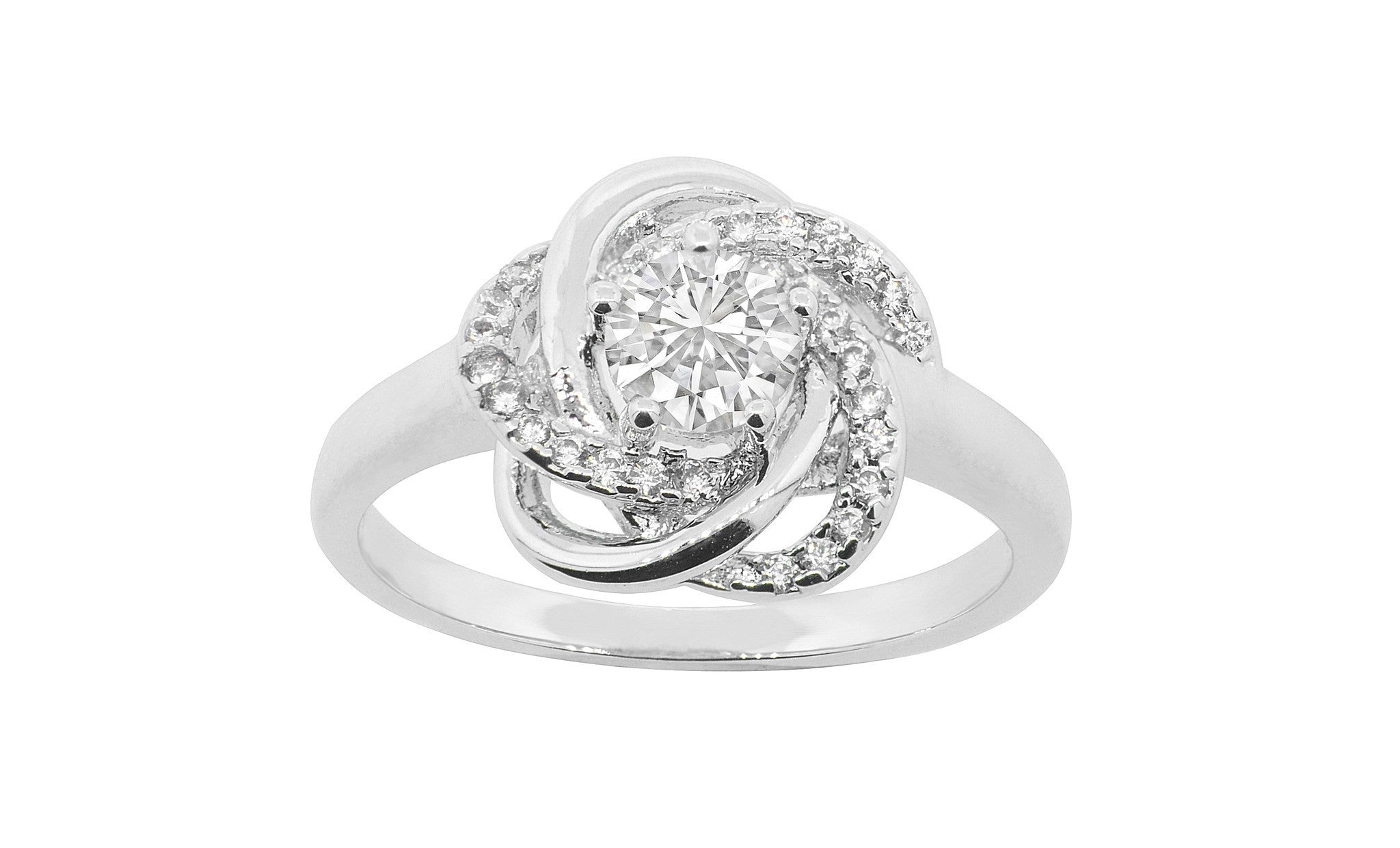 Jewelry, Rings, Silver Rings - Stella "Cosmic" 18k White Gold Plated Ring